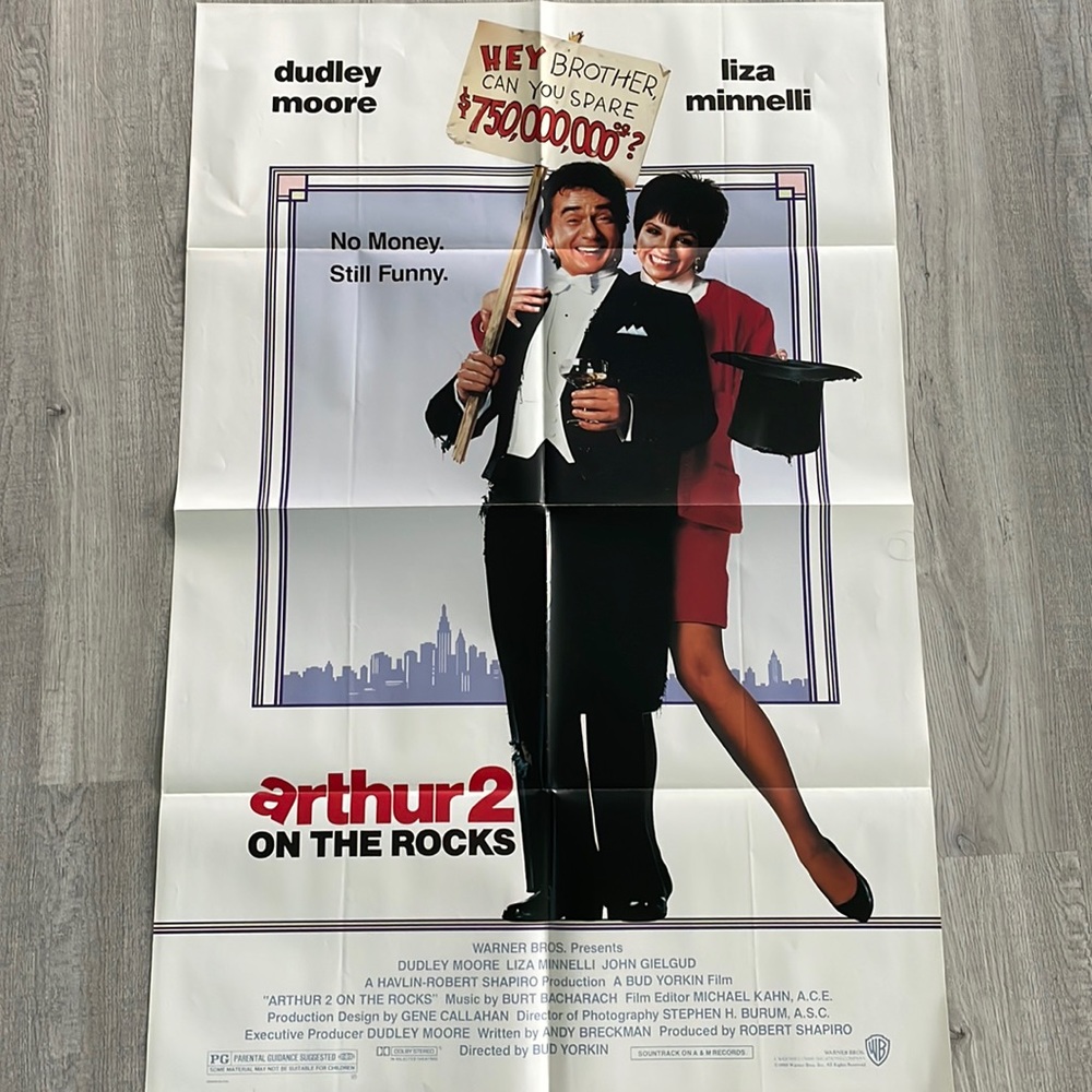 Arthur 2 on the Rocks original movie poster